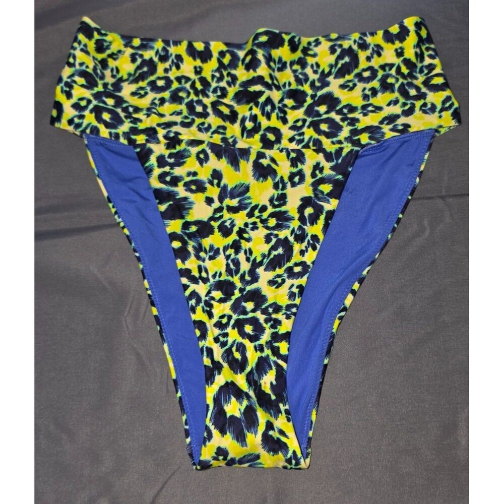 Aerie Green White Cheekiest Swim Bathing Suit Bottom Size XL New $29.95